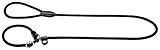 HUNTER FREESTYLE Retriever-Leine, mit integrierter Halsung, witterungsbeständig, 1,0 x 120 cm, schwarz
