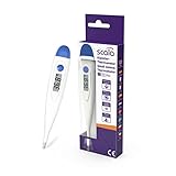 SC 313 flex Speed Haustier Thermometer mit Flexibler Messspitze zum sanften Messen der Körpertemperatur für kleine Säugetiere wie Hunde, Katzen und Hamster