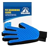 Tierhaarentferner Handschuh – Sanfte Fellpflegehandschuh, Effizienter Handschuh – Massagehandschuh mit verbessertem Fünf-Finger-Design – perfekt für Hunde und Katzen.