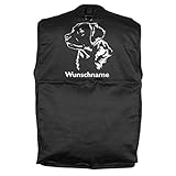 Tierisch-tolle Geschenke Golden Retriever - Hundesportweste mit Rückentasche und Namen (S)
