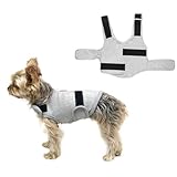 Hund Angst Jacke beruhigende Mantel Thunder Hund Wrap Angst Relief Shirt Weste mit reflektierenden Streifen für Haustiere Keep Calming Comfort Stress Relief Feuerwerk Thunder Storm