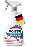 GEROBUG® Flohspray für Wohnung und Möbel 500 ml [GERUCHSNEUTRAL & HOCHWIRKSAM] - Anti Floh-Spray - Flöhe im Bett bekämpfen - Mittel gegen Flöhe Umgebungsspray