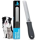 BluePet 12 cm Krallenfeile Nagelfeile zur Entfernung scharfer Kanten & optimalen Krallenpflege für Hunde, Katzen & Kleintiere (1x Fein)