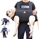 Hundegeschirr-Rucksack für große Hunde, Ganzkörper-Tragetuch mit Griff, Rehabilitationsträger für Treppen/Autos, alte Gelenkverletzungen, Arthritis, Unterstützung der Hinterbeine, bis zu 30 kg