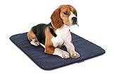 MyBestBuddy Hundematte grau Basic 70x45 cm M mit weichem Stoff extra für Haustiere - 40°C waschbar, allergikerfreundlich (100% Polyester) - Hundekissen BZW. Hundebett für mittlere Hunde, 70 x 45 cm