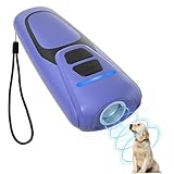 Afoddon Antibell Ultraschall Gerät, Handheld Anti Bell Für Hunde Wiederaufladbare,50FT Reichweite sicher,für Portable Hundetraining & Verhalten Aids Q01