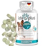 Ida Plus Darmbiotic – Probiotika zur Darmsanierung für den Hund - Darmflora aufbauen nach Durchfall - gesunde aktive Darmbakterien – Immunsystem – Regulierung Verdauung – 120 Tabletten