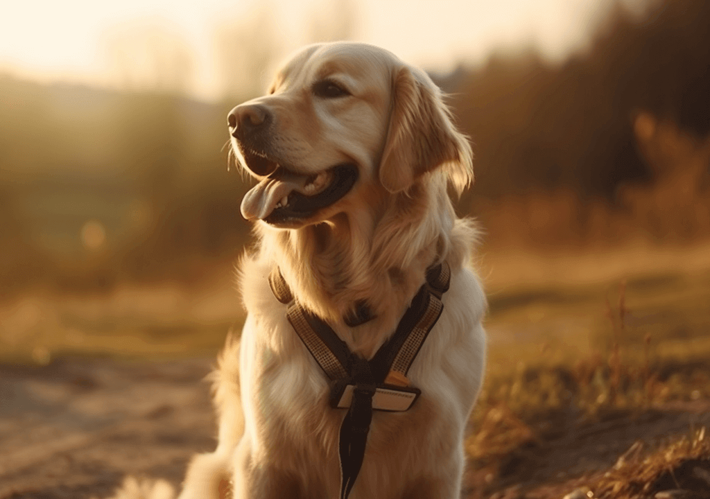 Golden Retriever Hundegeschirr Blogbeitrag