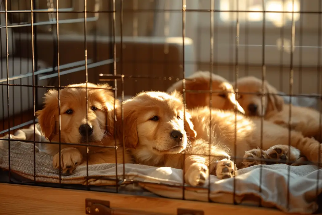 Die beste Hundebox für Golden Retriever Welpen