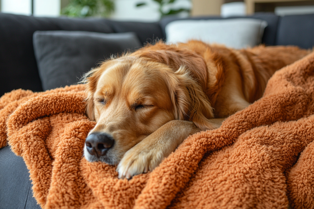 Decken für Hunde schlafend