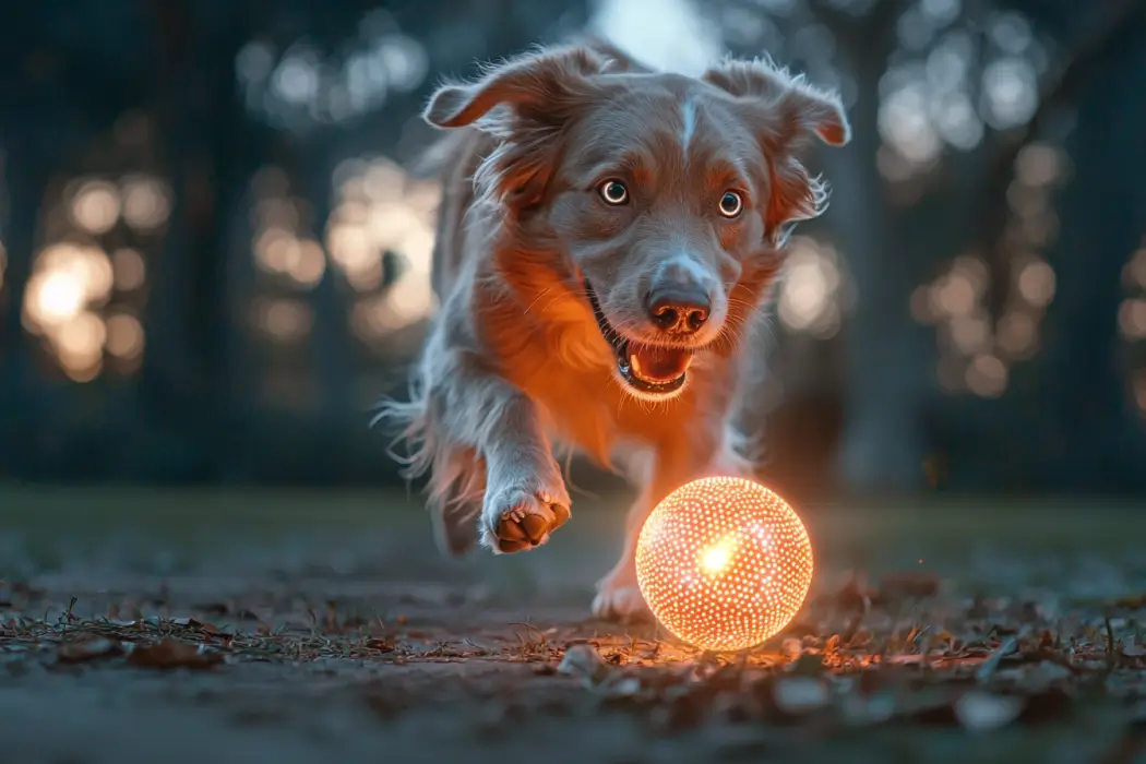 Lichtspielzeug für Hunde Titelbild