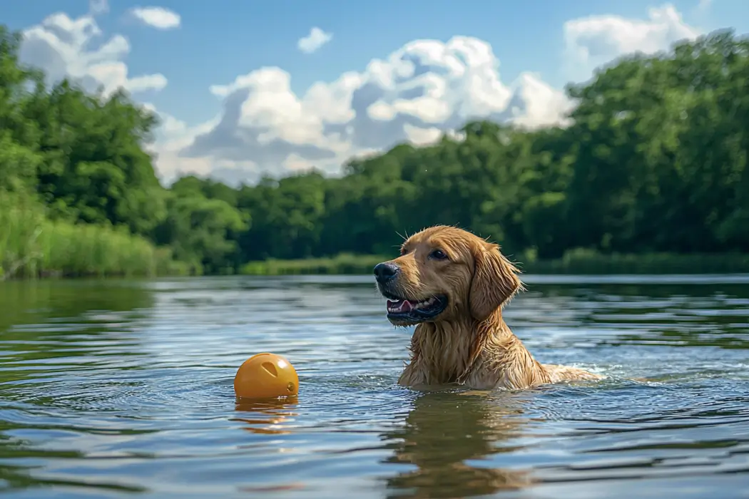 Schwimmspielzeug für Hunde Blogbeitrag 2