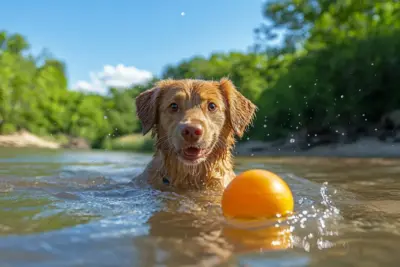 Schwimmspielzeug für Hunde Blogbeitrag