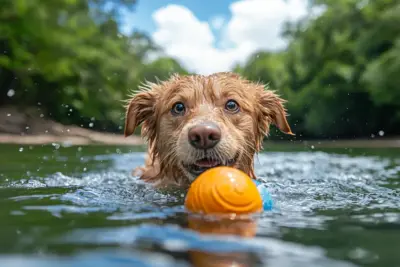 Schwimmspielzeug für Hunde Blogbeitrag